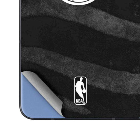 NBA Los Angeles Lakers Black Animal Print Galaxy Z Fold5 5G Skin
